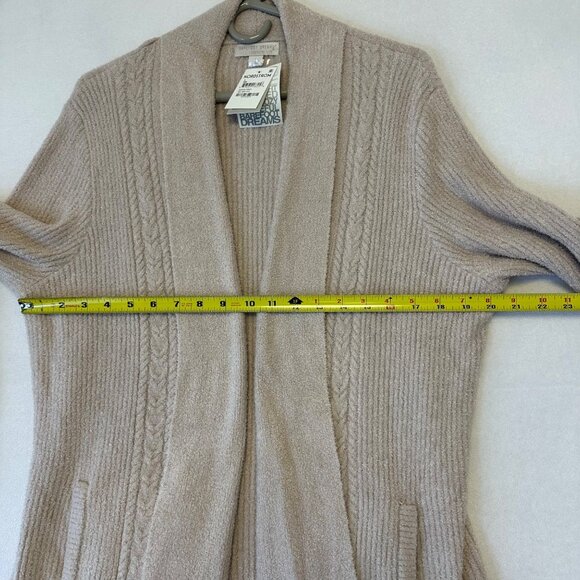 Barefoot Dreams Cozychic Lite Open Front Cardigan NWT Size Large Light Beige - Picture 5 of 9